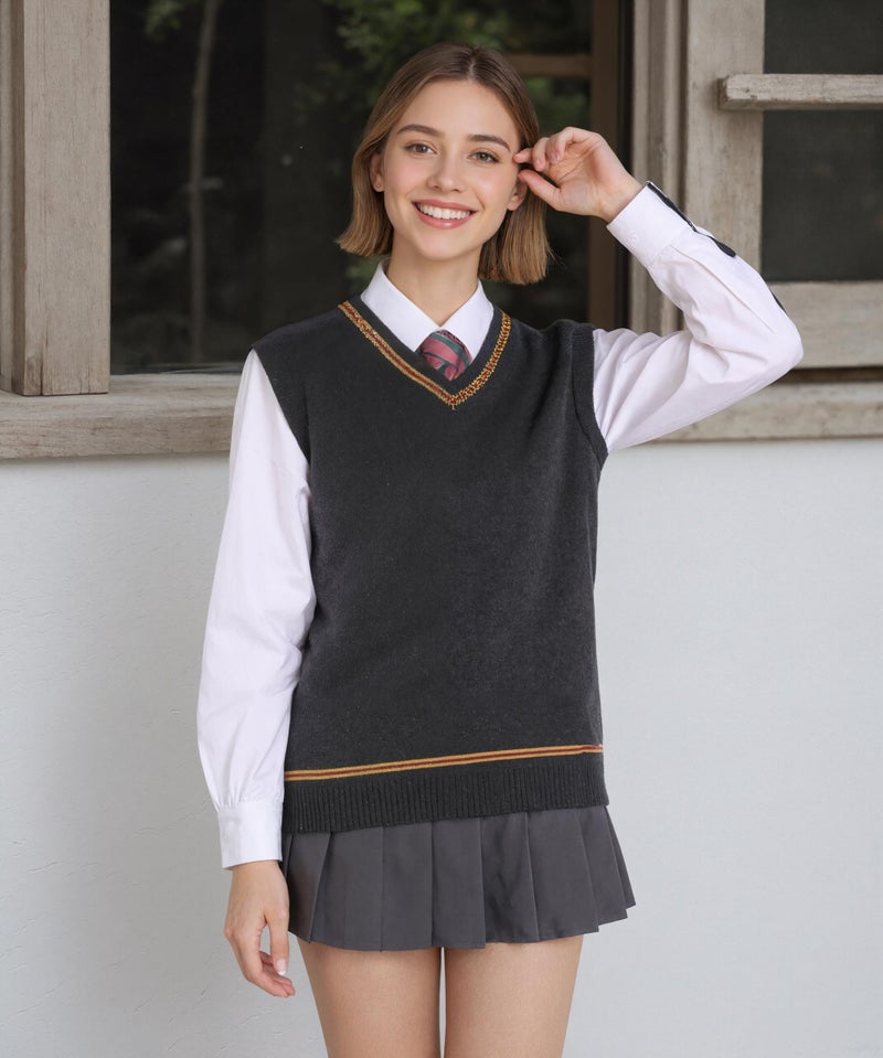 GOLDSTITCH Cosplay Costumes Mens Womens Fall and Winter Sweater Cardigan Vest Waistcoat - Image 2